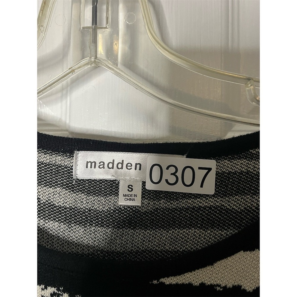 Madden Girl Sweater Maxi Dress Womens Size S Zebra Print Long Sleeve - Picture 7 of 7